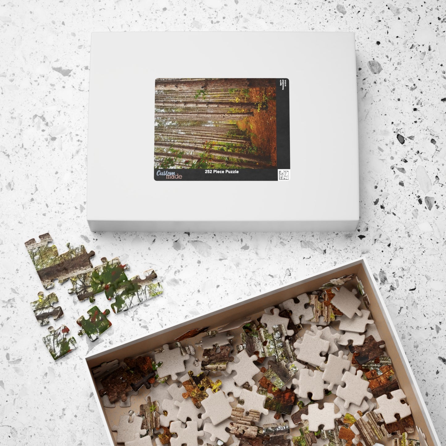 Pine-sational Puzzling: A Walk on the Wild Side, Jigsaw Puzzle, Brain Teaser, Relaxation Activity, Cabin Decor, Holiday Gift