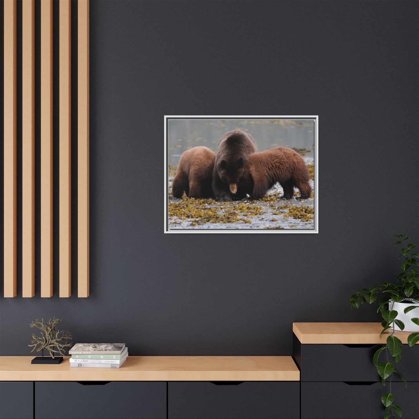 Matte Canvas, Framed (Multi-color)