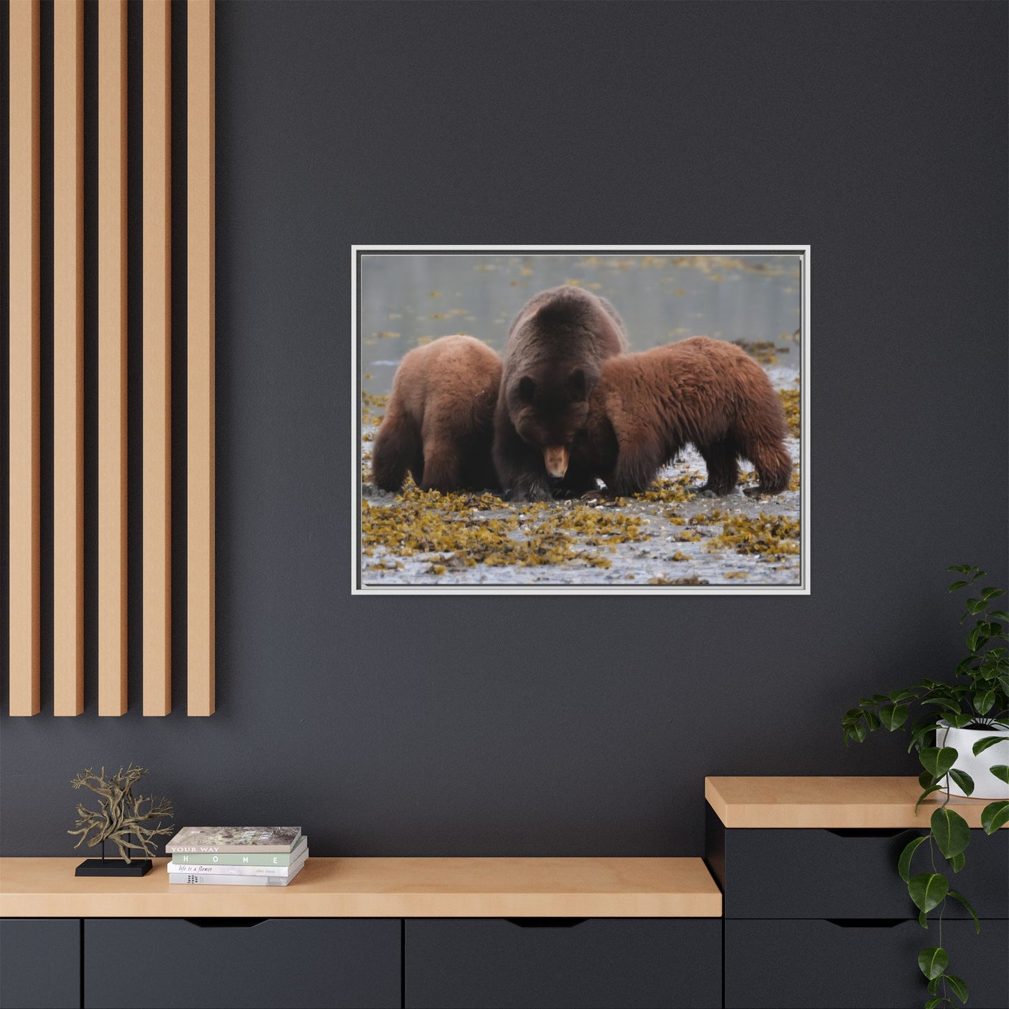 Matte Canvas, Framed (Multi-color)