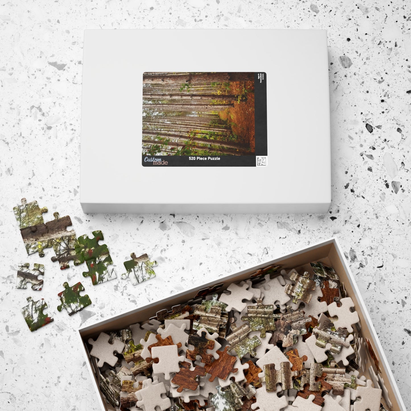 Pine-sational Puzzling: A Walk on the Wild Side, Jigsaw Puzzle, Brain Teaser, Relaxation Activity, Cabin Decor, Holiday Gift