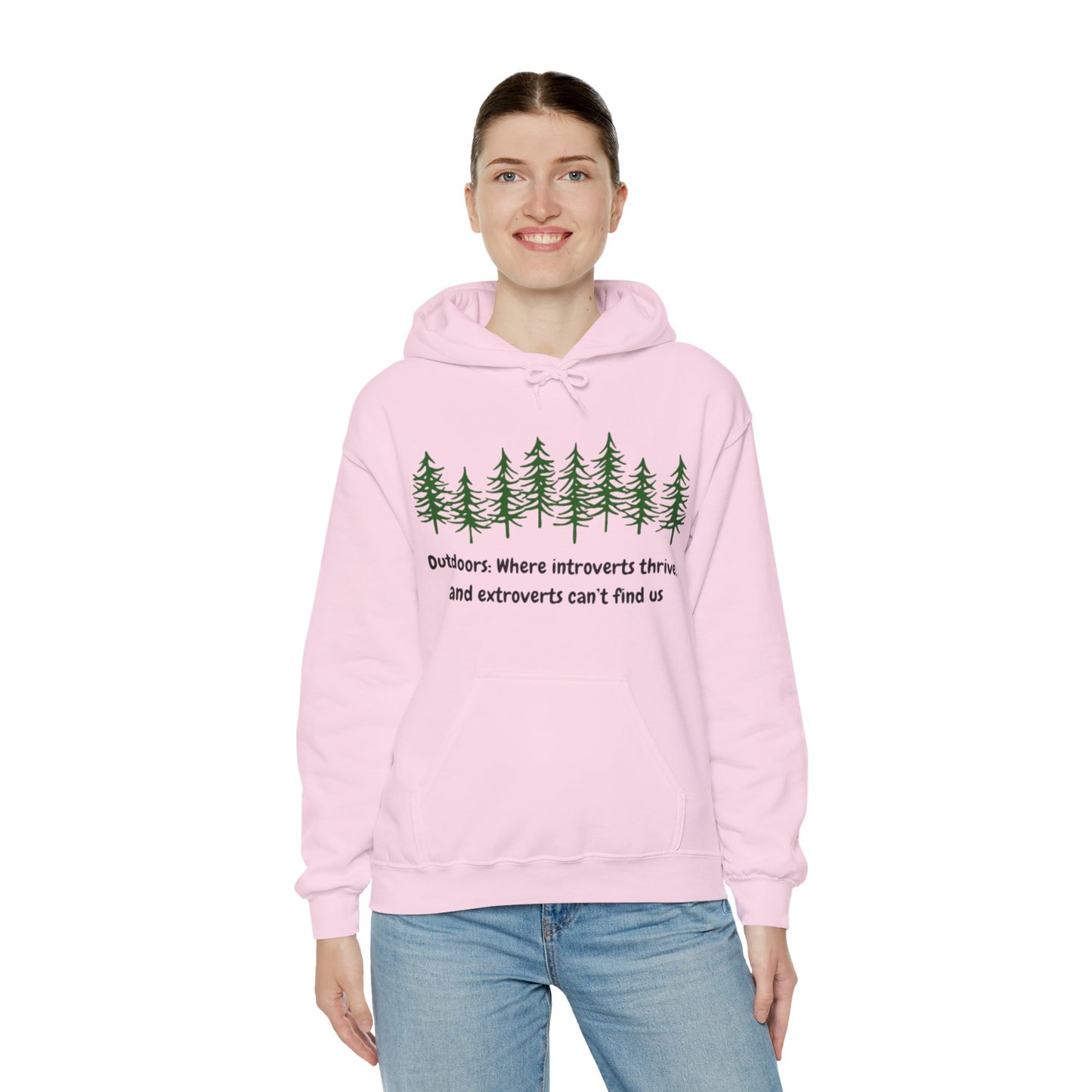 Silent Hikes & Subtle Vibes Hoodie, Unisex Heavy Blend™ Hooded Sweatshirt