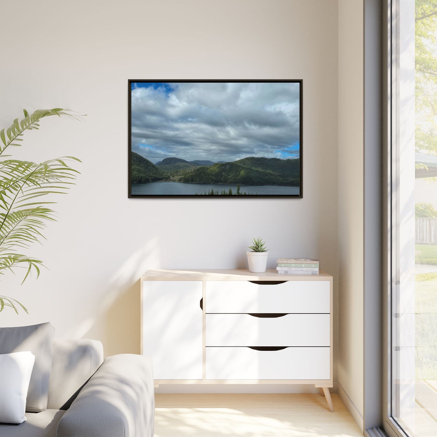 Matte Canvas, Framed (Multi-color)