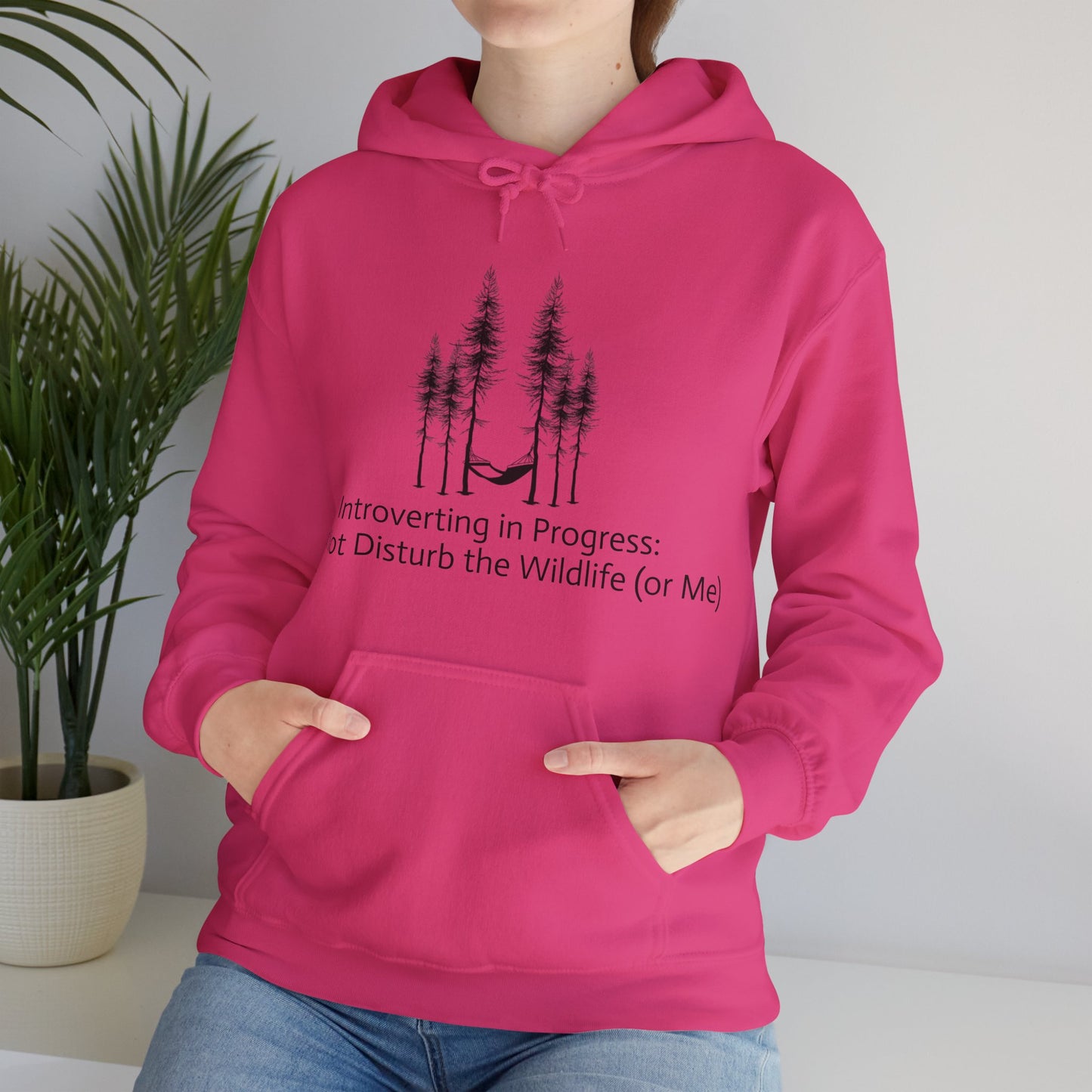 Introverting in Progress Hoodie – Do Not Disturb (Unless You Have Snacks)