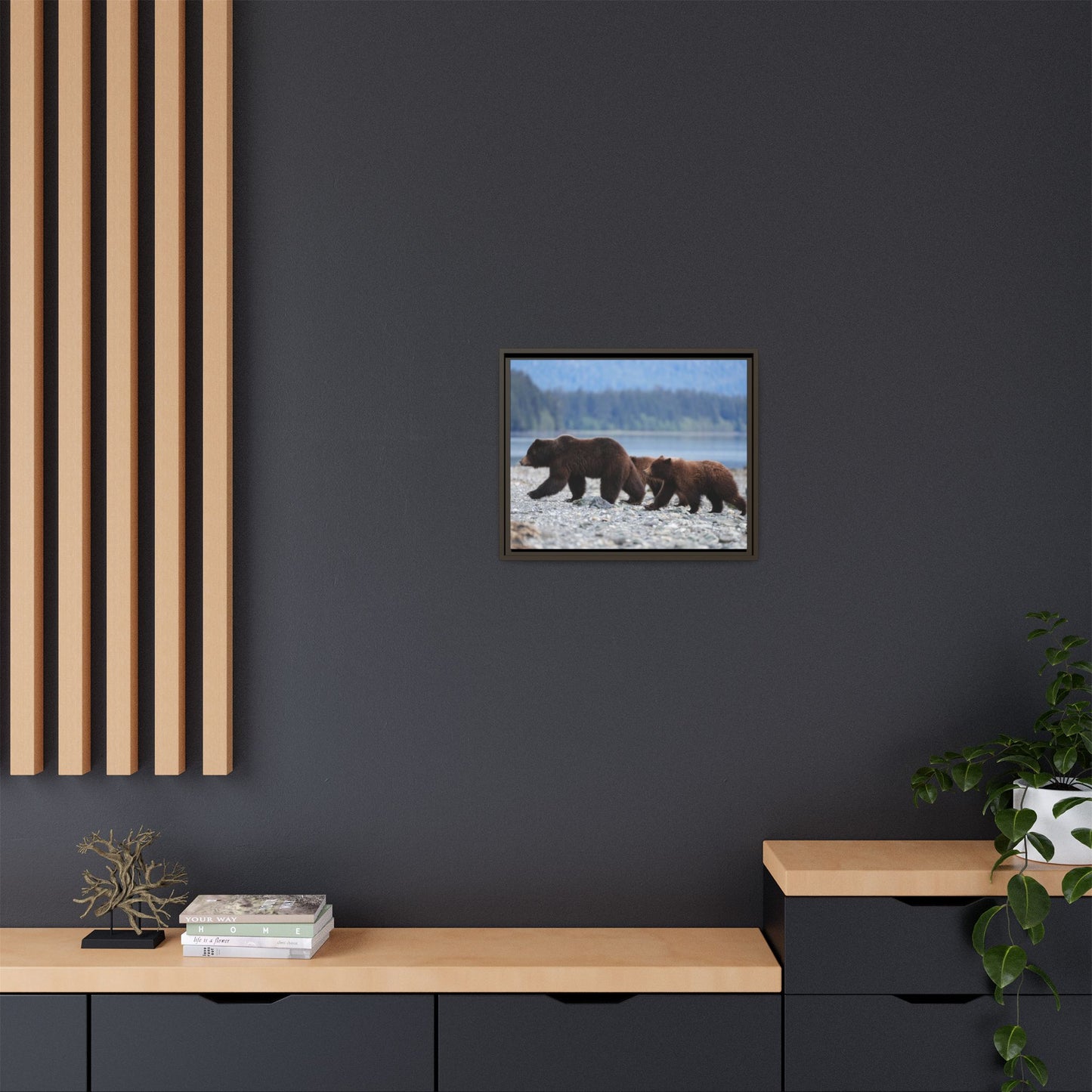 Mother Grizzly Bear & Cubs
