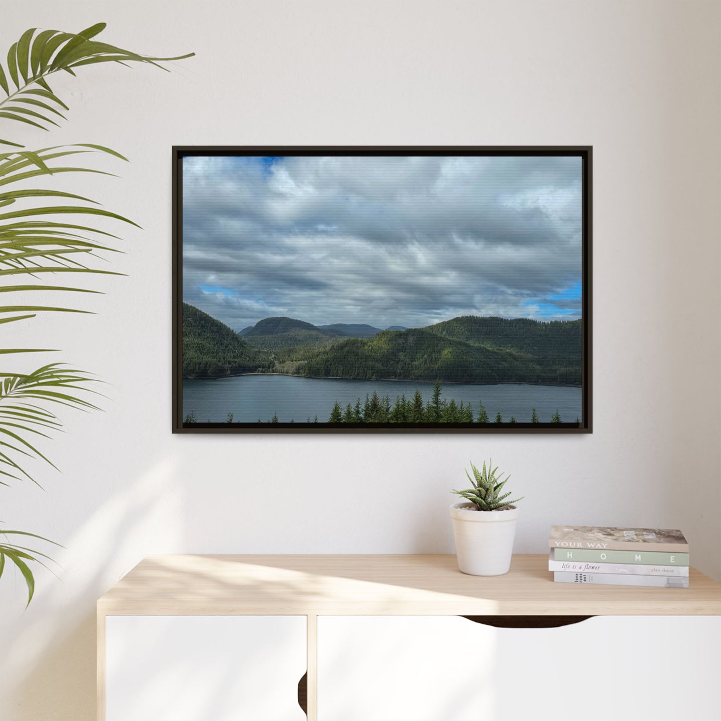 Matte Canvas, Framed (Multi-color)