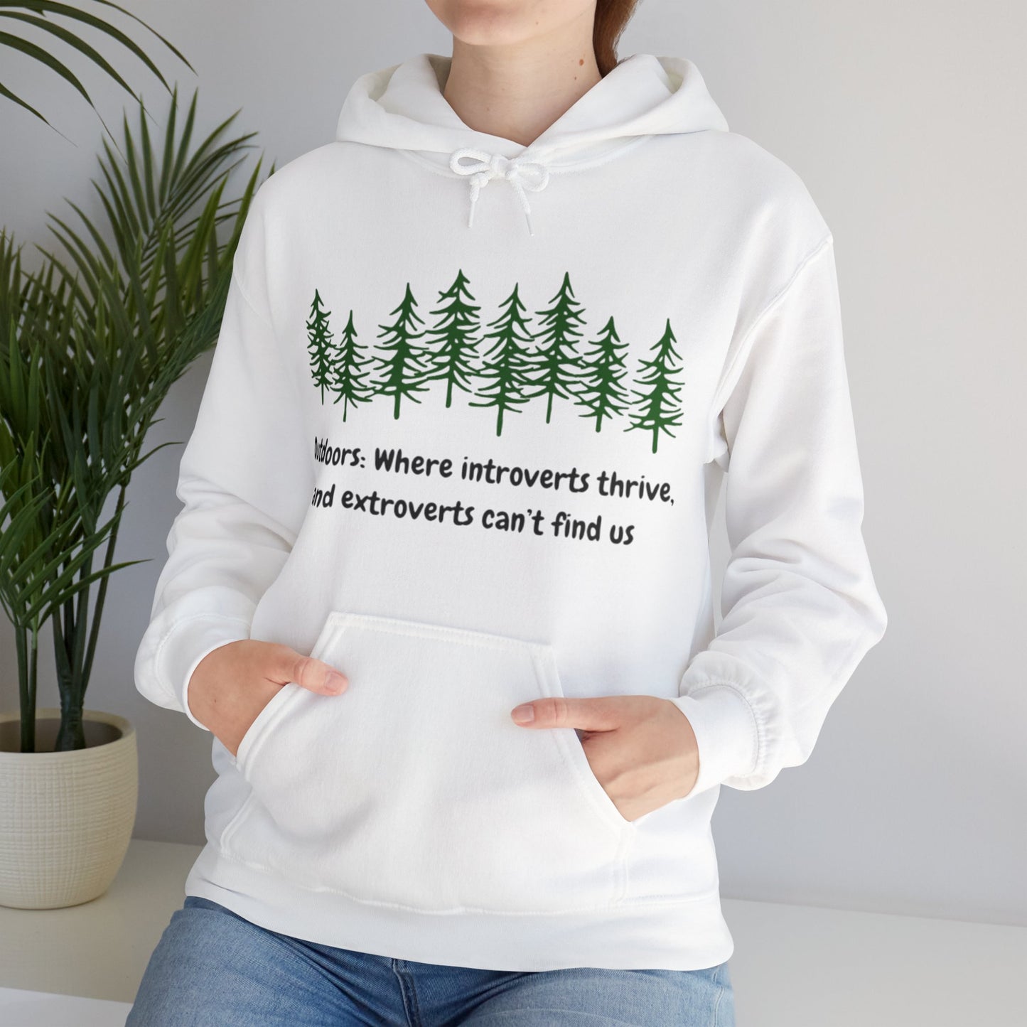 Silent Hikes & Subtle Vibes Hoodie, Unisex Heavy Blend™ Hooded Sweatshirt