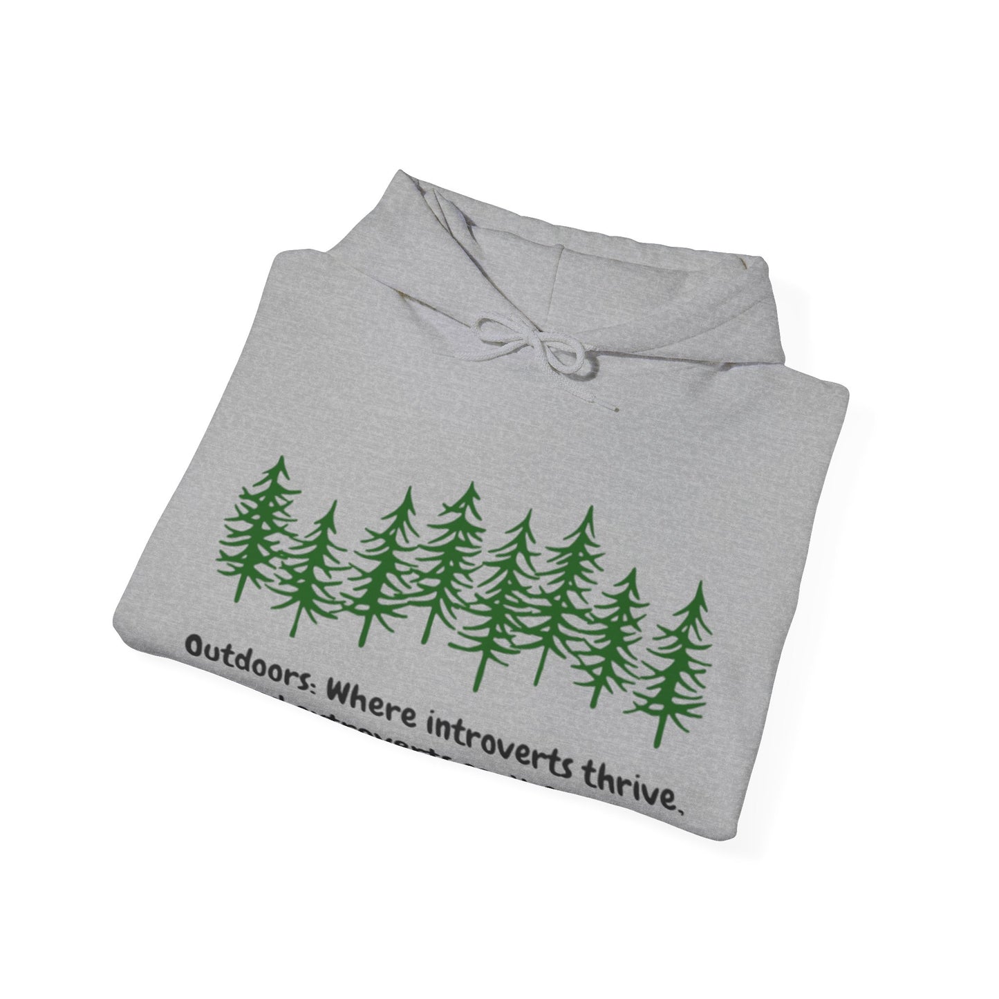 Silent Hikes & Subtle Vibes Hoodie, Unisex Heavy Blend™ Hooded Sweatshirt