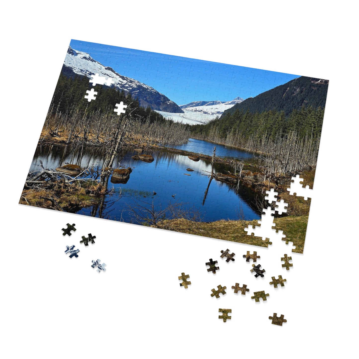 The Coolest Puzzle You’ll Ever Piece Together, Jigsaw Puzzle, Mendenhall Glacier