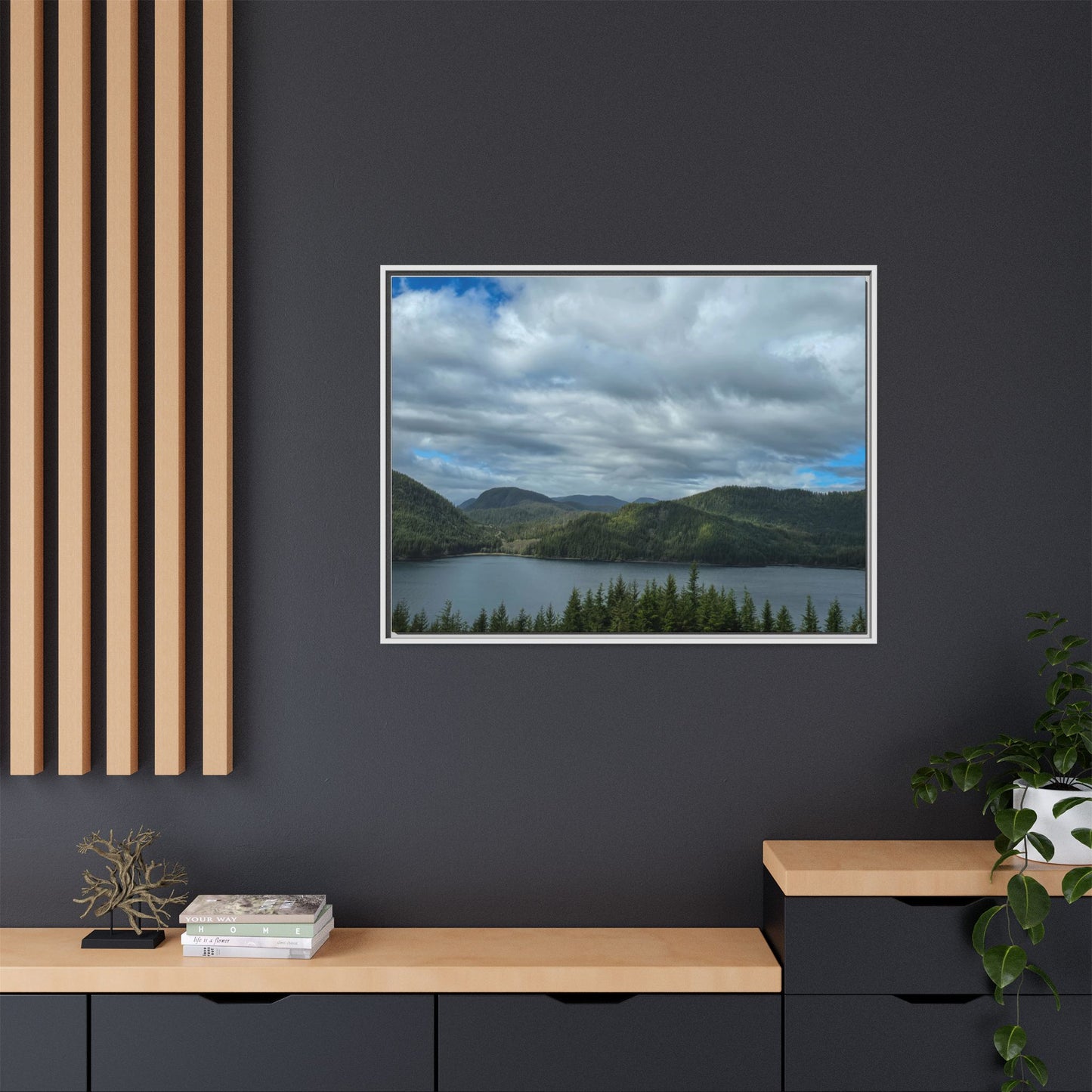 Matte Canvas, Framed (Multi-color)