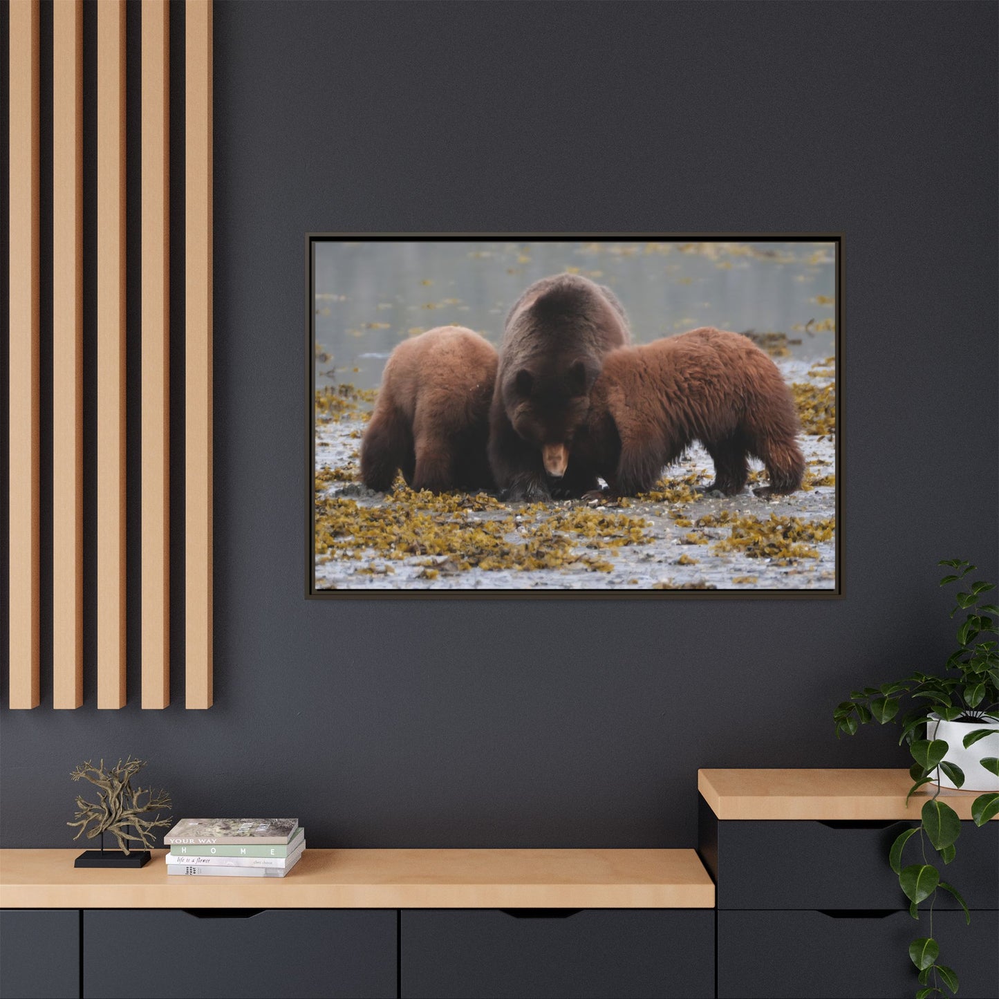 Matte Canvas, Framed (Multi-color)