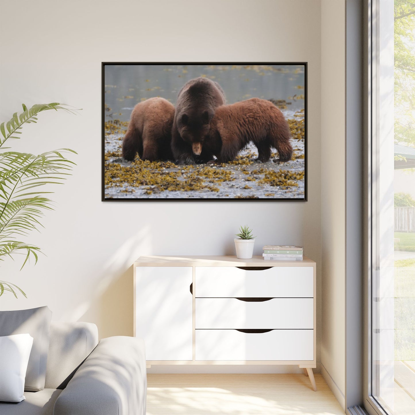 Matte Canvas, Framed (Multi-color)