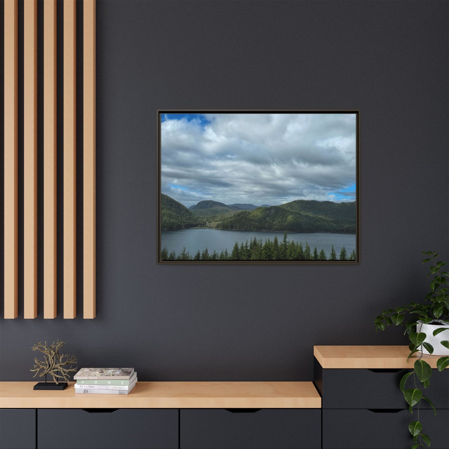 Matte Canvas, Framed (Multi-color)