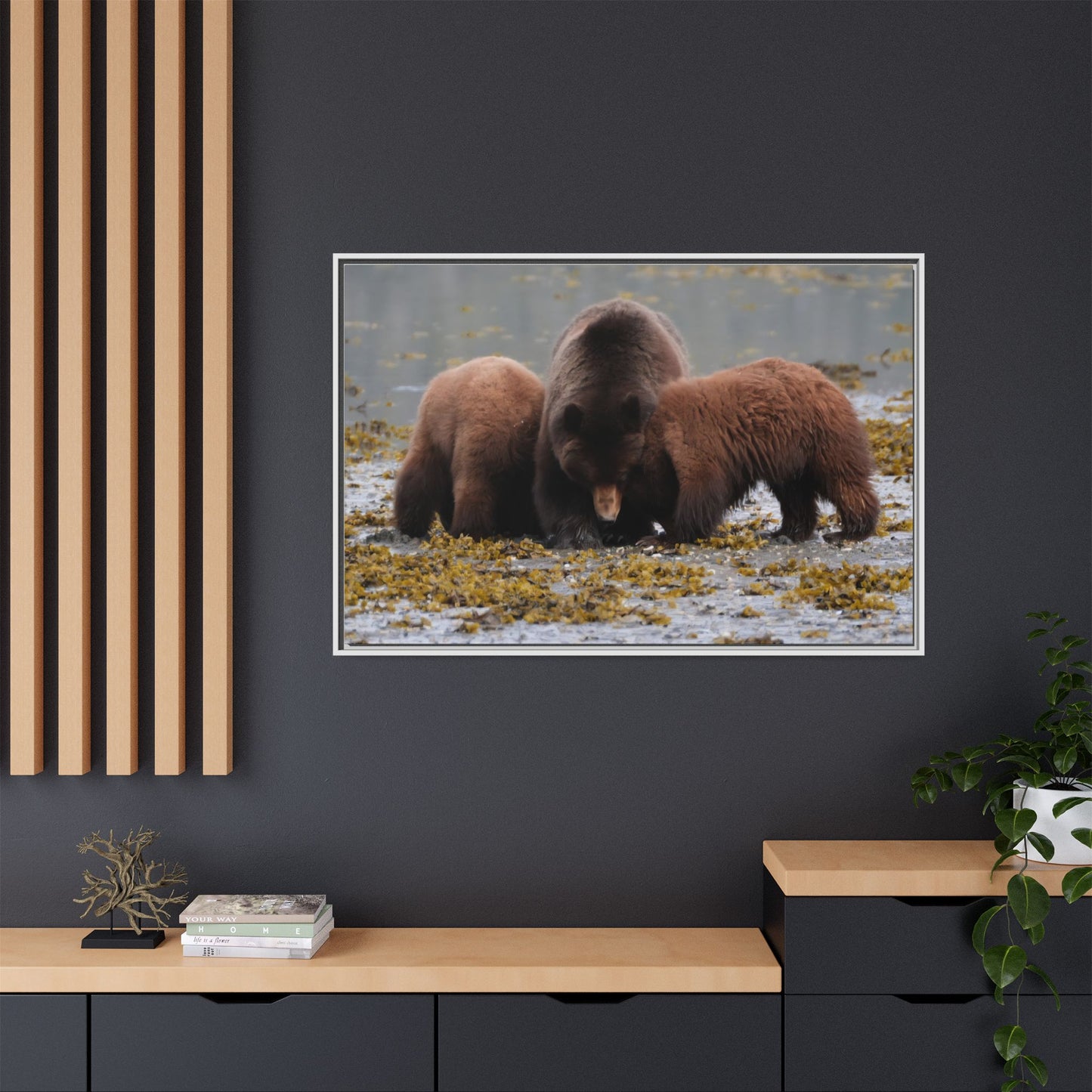 Matte Canvas, Framed (Multi-color)