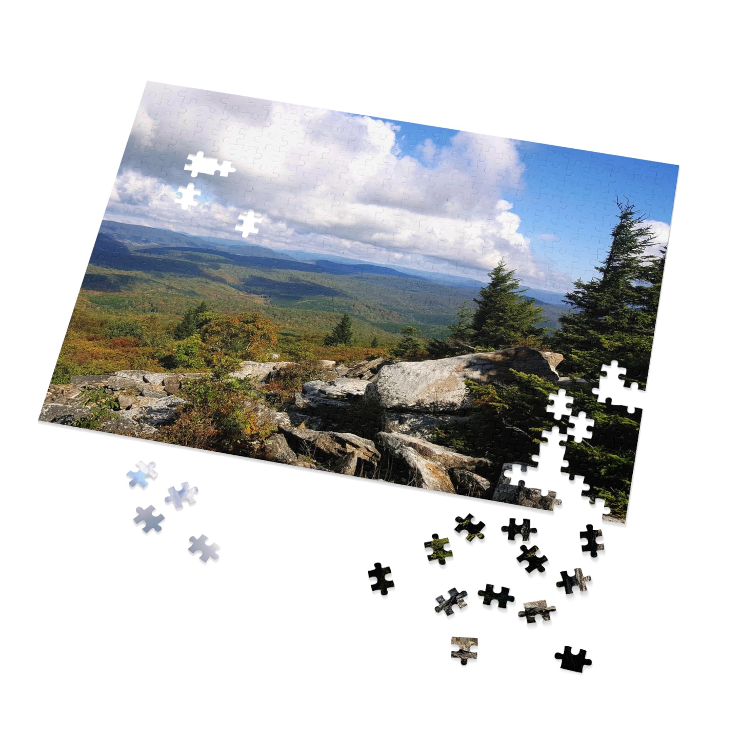 Piece by Piece to Peak Peace, Jigsaw Puzzle, Spruce Knob, WV