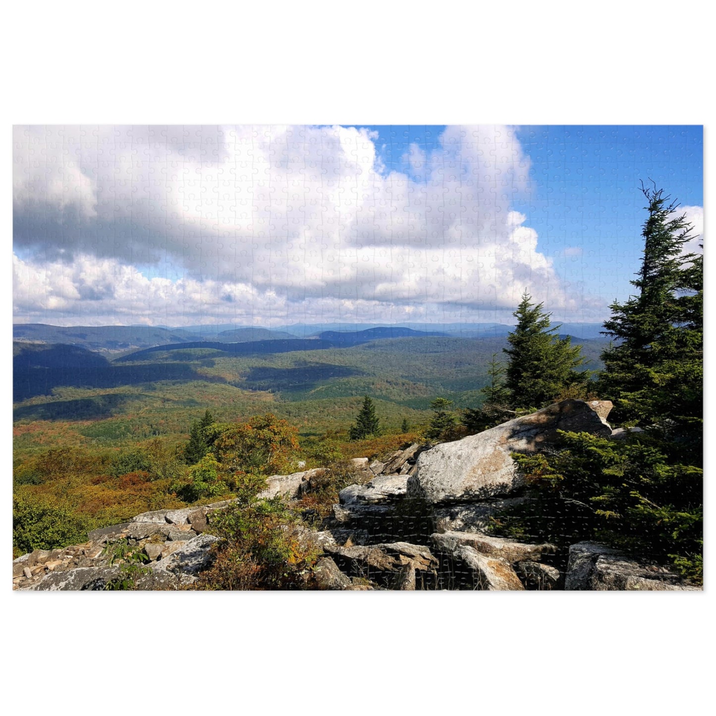 Piece by Piece to Peak Peace, Jigsaw Puzzle, Spruce Knob, WV