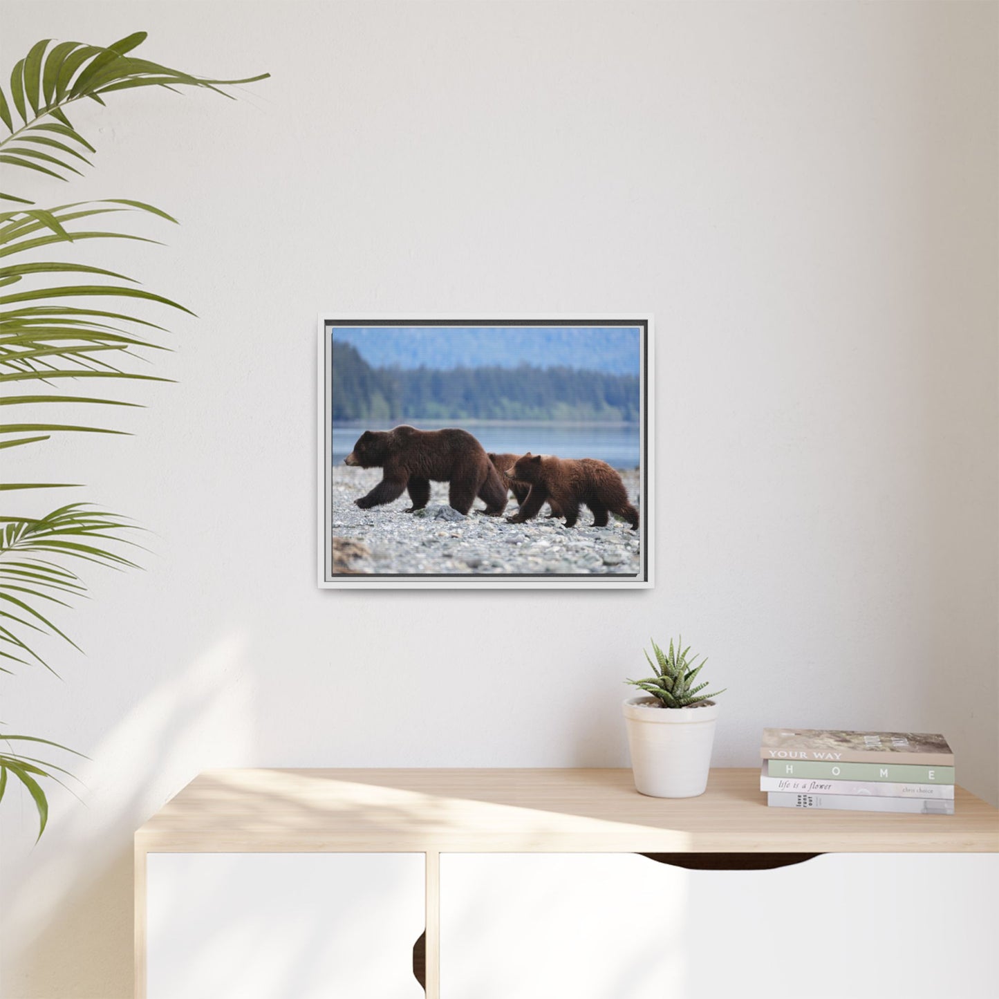 Mother Grizzly Bear & Cubs