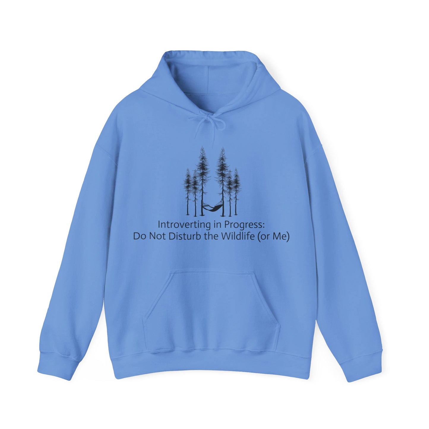 Introverting in Progress Hoodie – Do Not Disturb (Unless You Have Snacks)