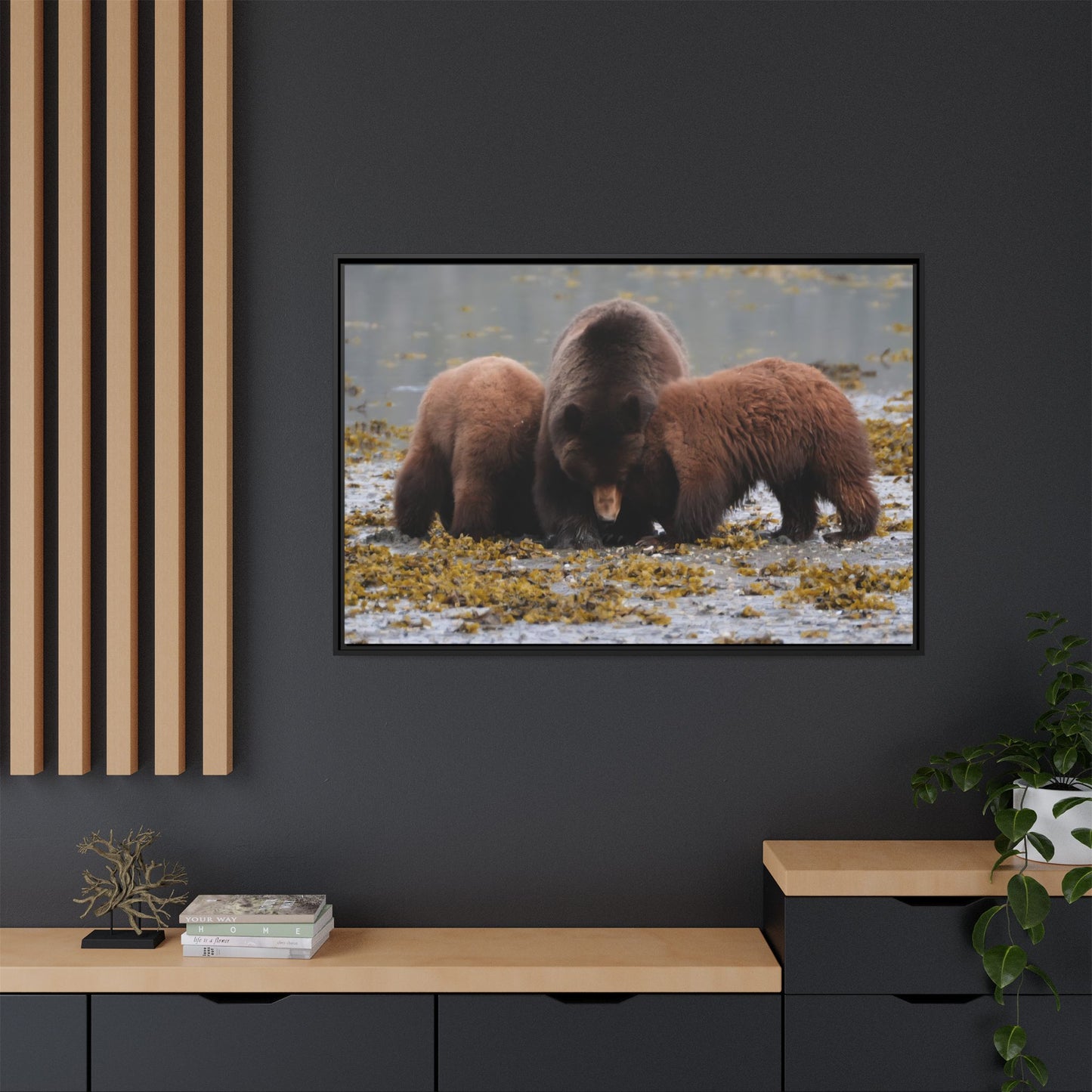 Matte Canvas, Framed (Multi-color)