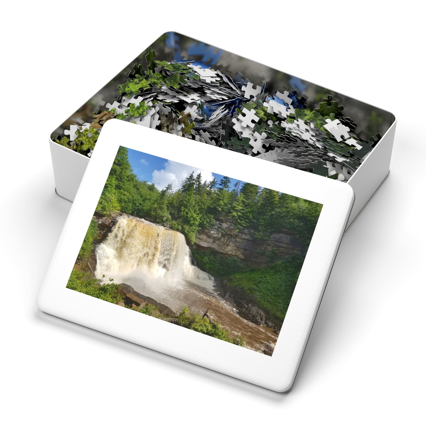 Don't Go Chasing Waterfalls... Piece Them Together, Jigsaw Puzzle, Blackwater Falls