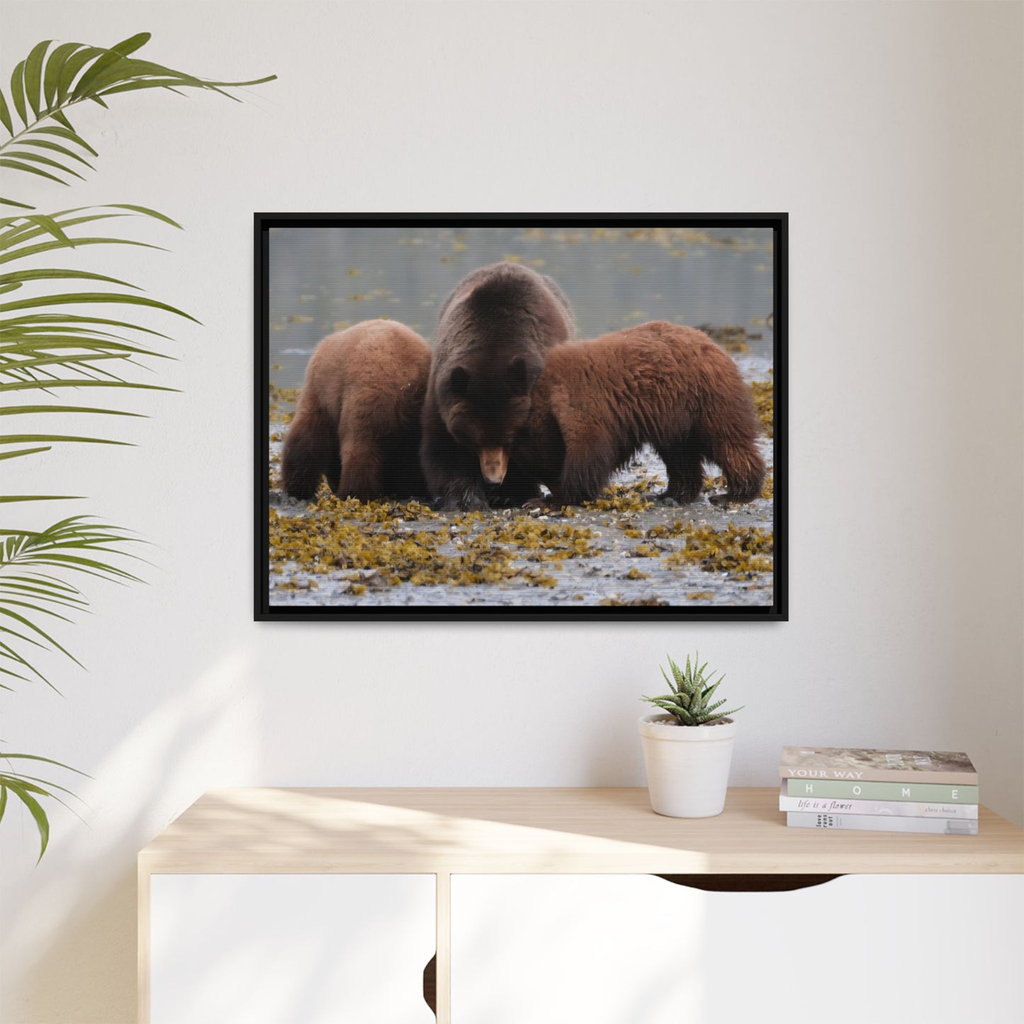 Matte Canvas, Framed (Multi-color)