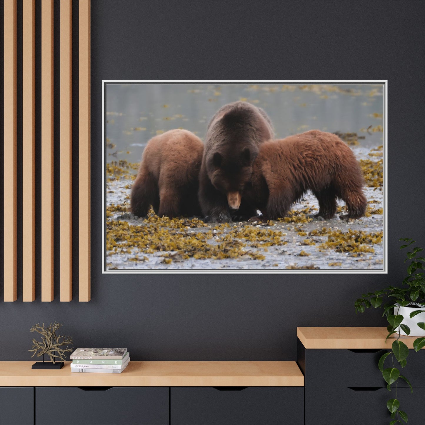 Matte Canvas, Framed (Multi-color)