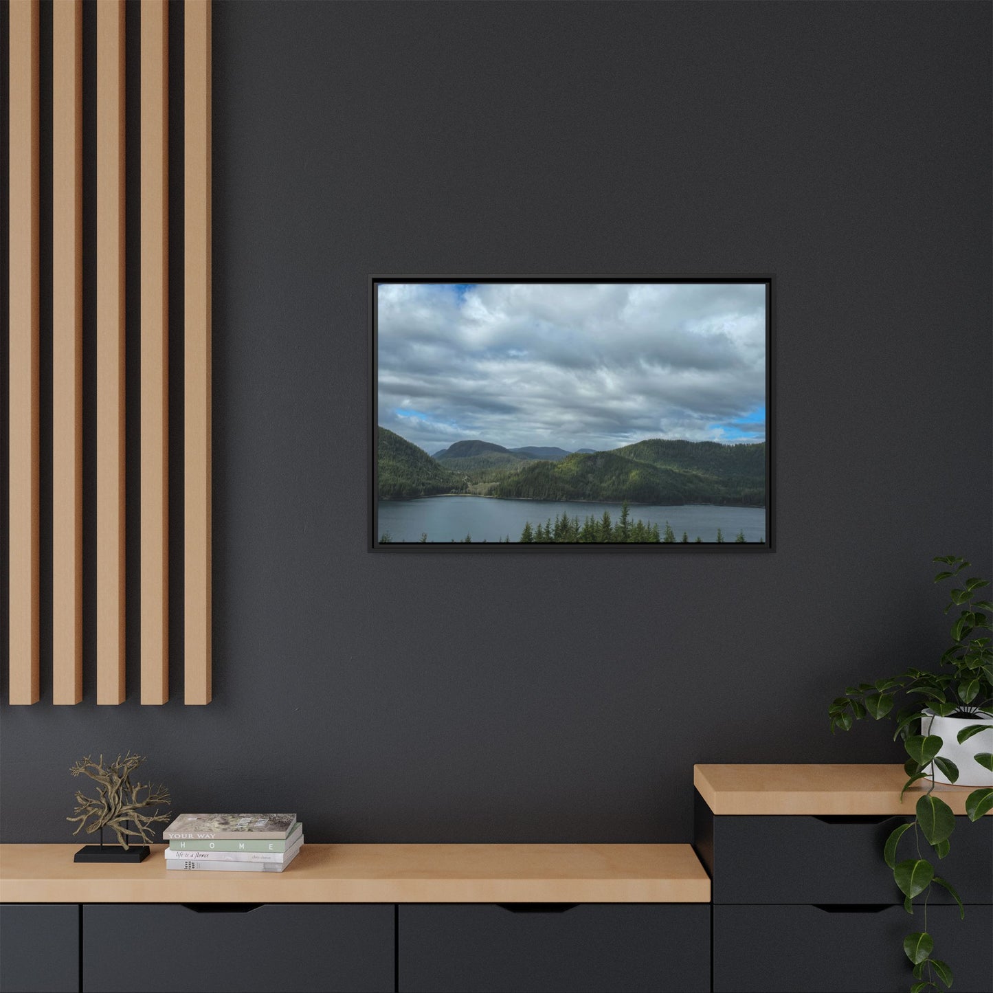 Matte Canvas, Framed (Multi-color)