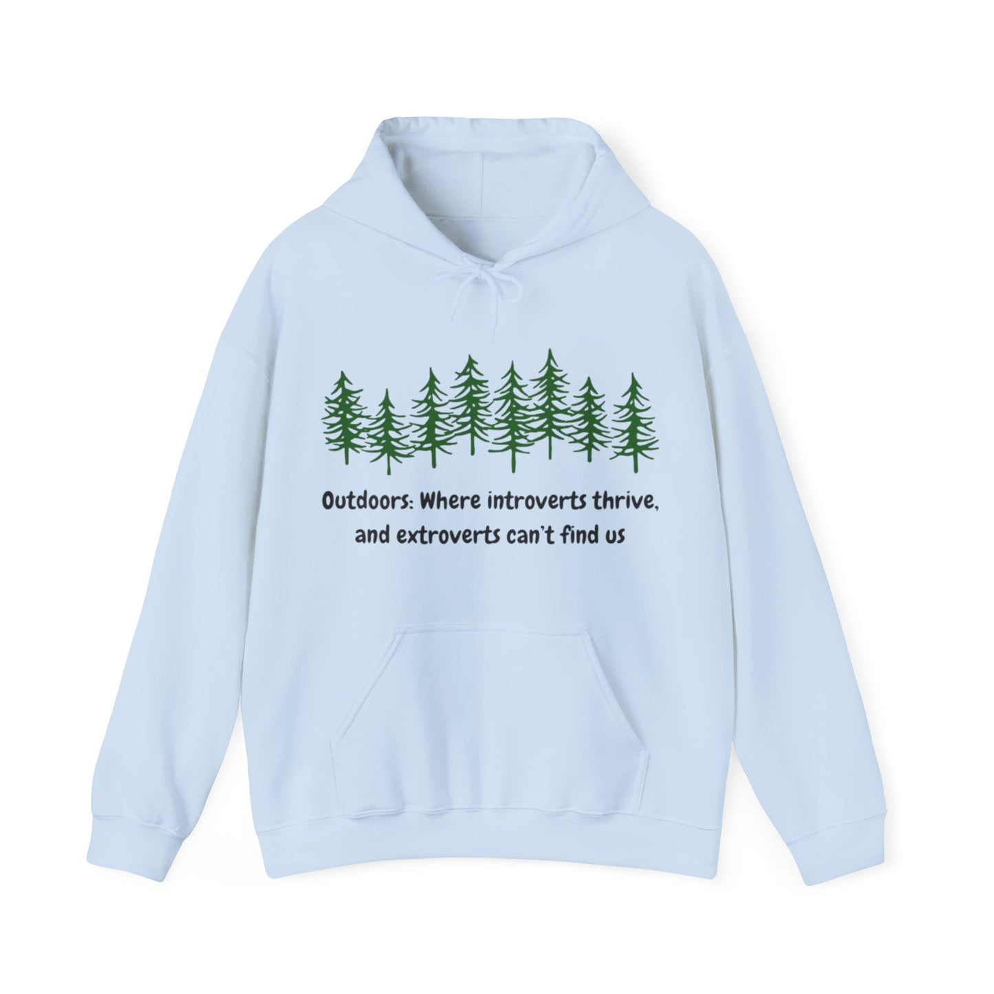 Silent Hikes & Subtle Vibes Hoodie, Unisex Heavy Blend™ Hooded Sweatshirt