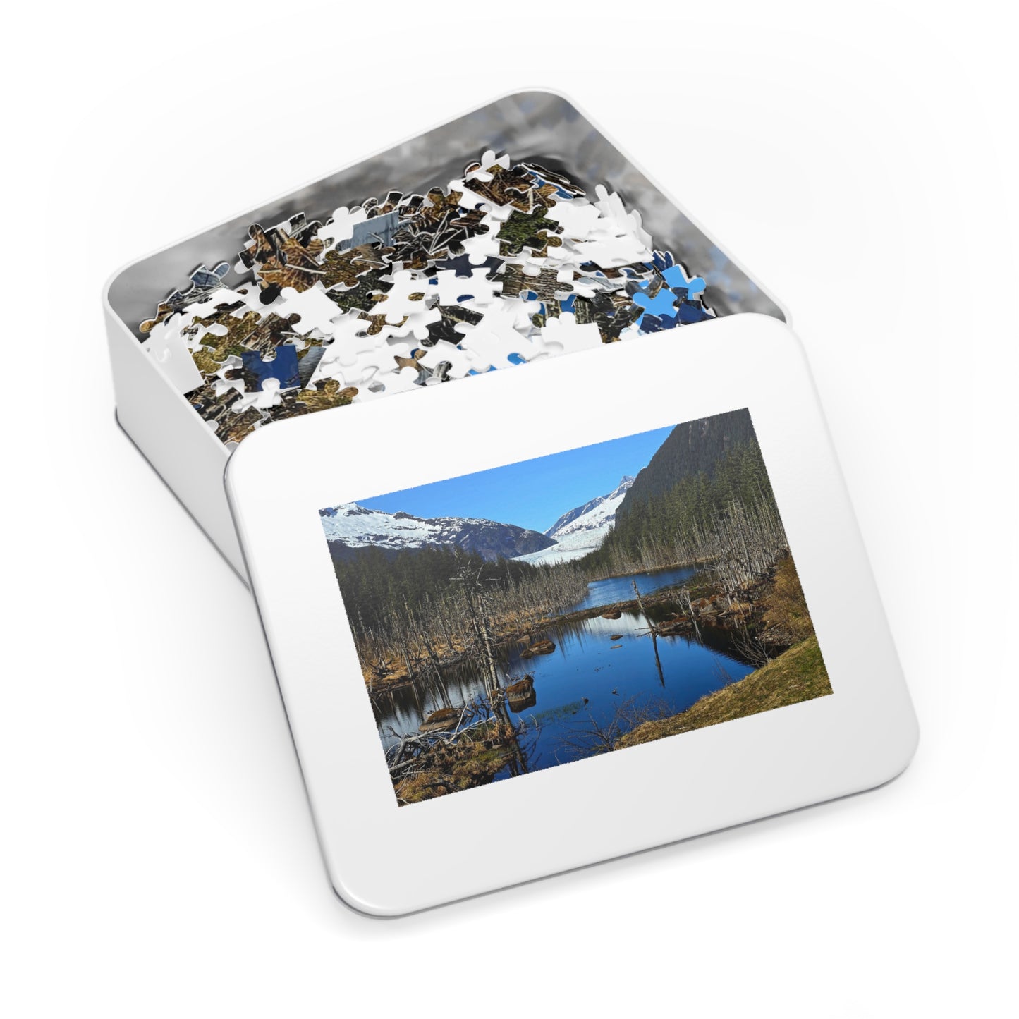 The Coolest Puzzle You’ll Ever Piece Together, Jigsaw Puzzle, Mendenhall Glacier