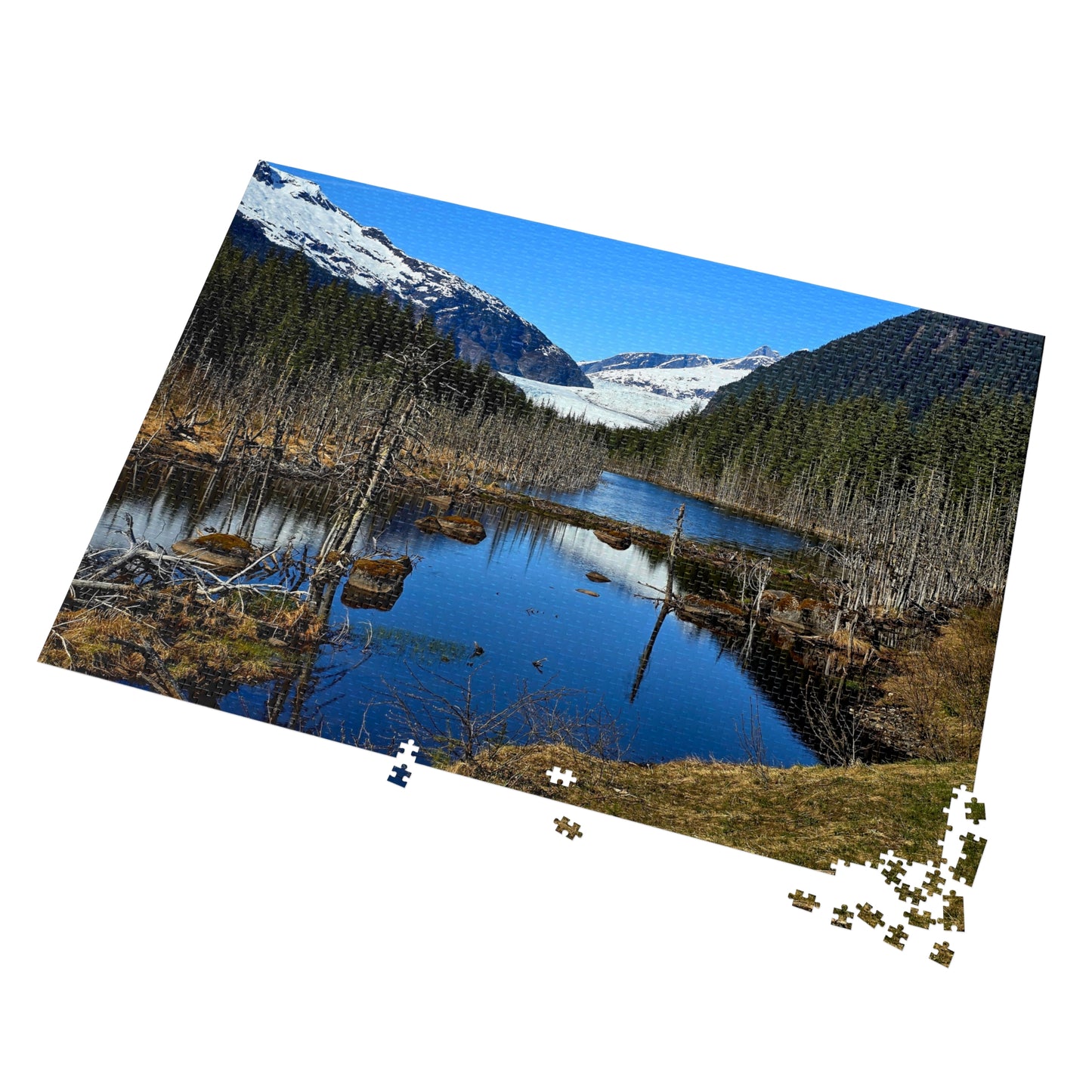 The Coolest Puzzle You’ll Ever Piece Together, Jigsaw Puzzle, Mendenhall Glacier